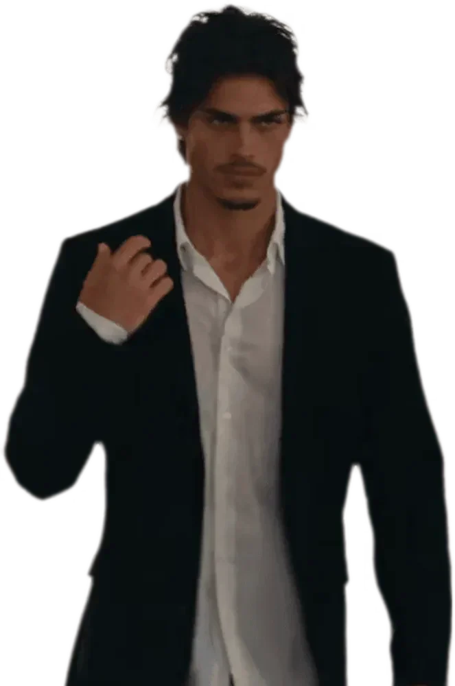 A person in a church doorway, guests turning to look